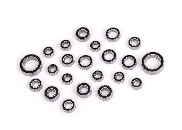 Traxxas 9745X Ball bearing set black rubber sealed complete (8120431935725)