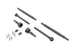 Traxxas 9756 Axle shafts front (2) rear (2)/ stub axles front (2) (hardened steel) (8120432984301)