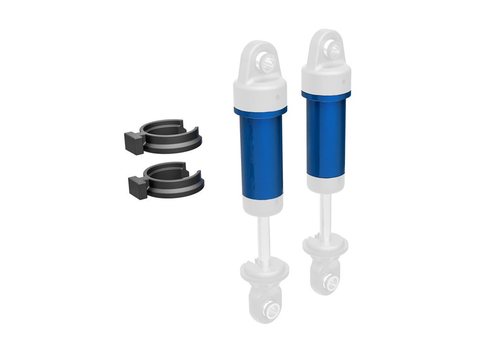 Traxxas 9763-BLUE Body GTM shock 6061-T6 aluminum (blue-anodized)