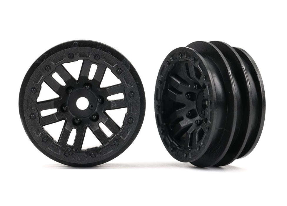 Traxxas 9768 Wheels 1.0' (black) (2) (8120434196717)