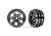 Traxxas 9770-BLKCR Wheels 1.0' (black chrome) (2) (8120434589933)