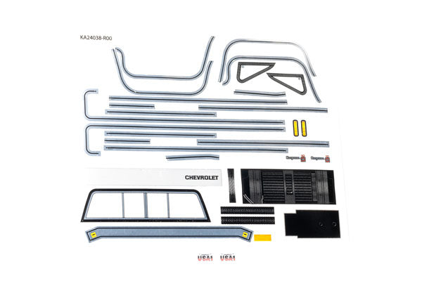 Traxxas 9898 Decal Sheet Trx-4M Chev K10 (8814950220013)