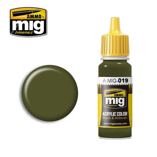 AMMO by Mig Jimenez A.MIG-0019 4BO RUSSIAN GREEN (1885147791409)