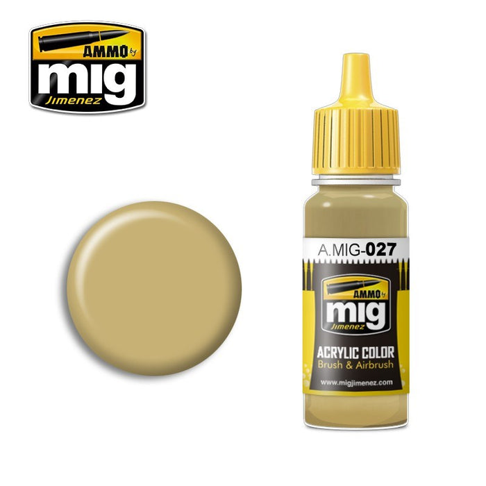 AMMO by Mig Jimenez A.MIG-0027 RAL8031 F9 GERMAN SAND BEIGE (1885148512305)