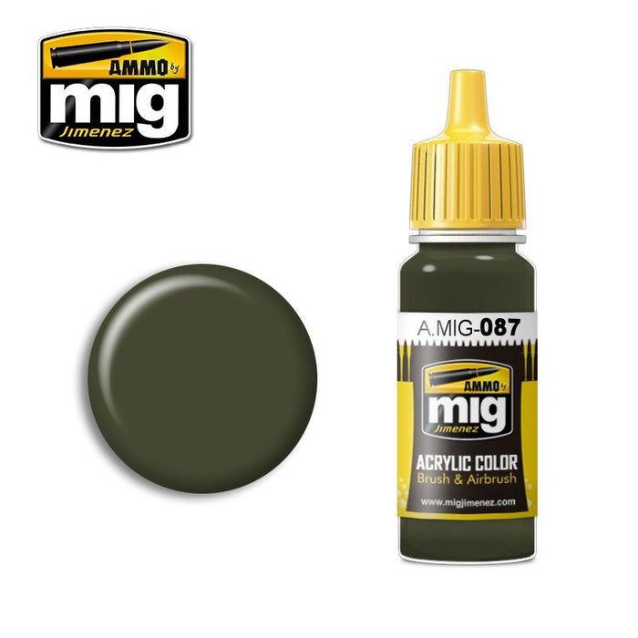 AMMO by Mig Jimenez A.MIG-0087 RAL 6014 GELBOLIV (1885154279473)