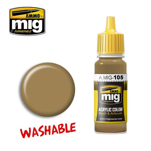 AMMO by Mig Jimenez A.MIG-0105 WASHABLE DUST (RAL 8000) (1885156671537)