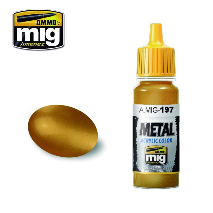 AMMO by Mig Jimenez A.MIG-0197 BRASS (1885160341553)