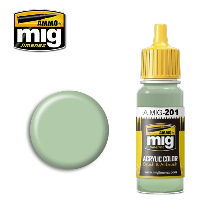 AMMO by Mig Jimenez A.MIG-0201 FS 34424 LIGHT GRAY GREEN (1885161259057)