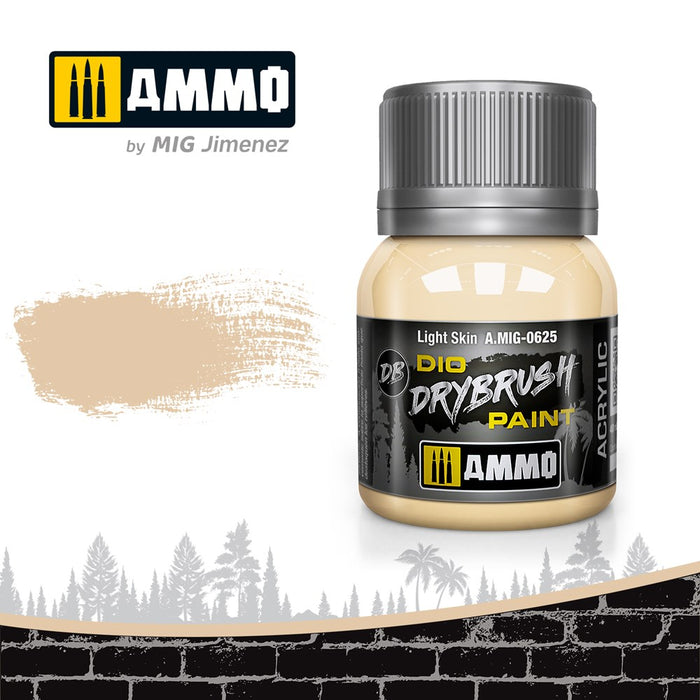 AMMO of Mig Jimenez A.MIG-0625 Drybrush Light Skin (6548862140465)