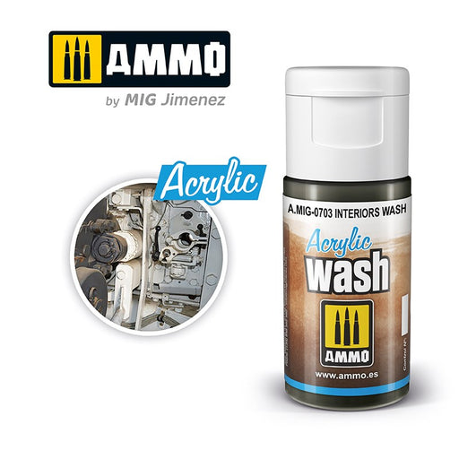 AMMO by Mig Jimenez 0703 Acrylic Filter Interiors Wash (6660655284273)