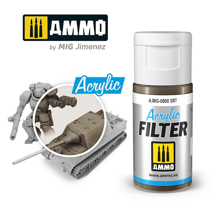 AMMO by Mig Jimenez 0800 ACRYLIC FILTER Dirt (6657326940209)