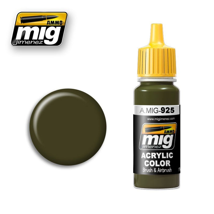 AMMO by Mig Jimenez A.MIG-0925 OLIVE DRAB  DARK BASE (1885168271409)