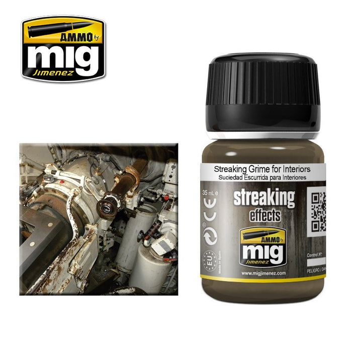 AMMO by Mig Jimenez A.MIG-1200 STREAKING GRIME FOR INTERIORS - Hobby City NZ (1885170794545)