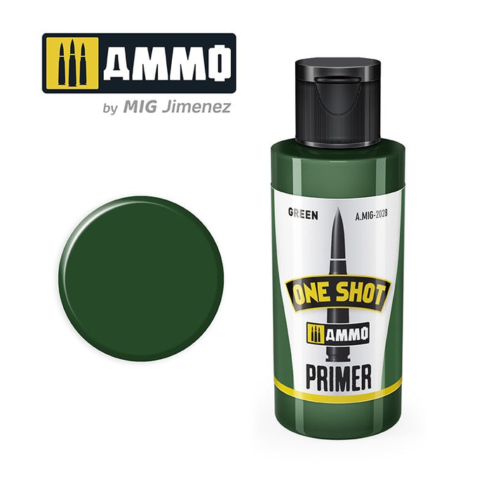 AMMO by Mig Jimenez A.MIG-2028 ONE SHOT PRIMER GREEN (1885182394417)