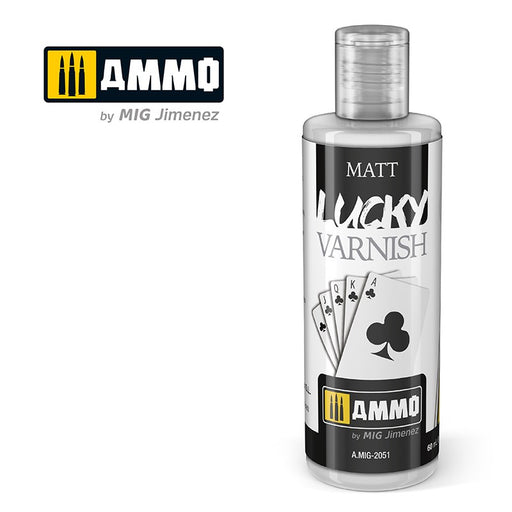 AMMO by Mig Jimenez A.MIG-2051 MATT LUCKY VARNISH (BIG 60 ML SIZE) (8170389111021)