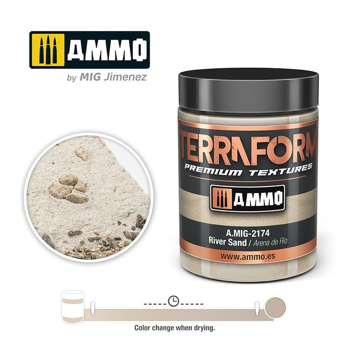 AMMO by Mig Jimenez A.MIG-2174 TERRAFORM River Sand (8170399301869)