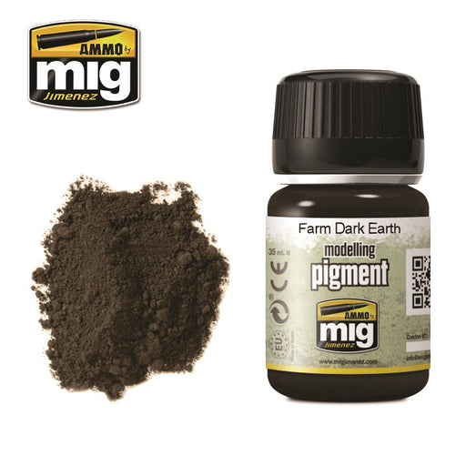 AMMO by Mig Jimenez A.MIG-3027 FARM DARK EARTH PIGMENT (1885187473457)