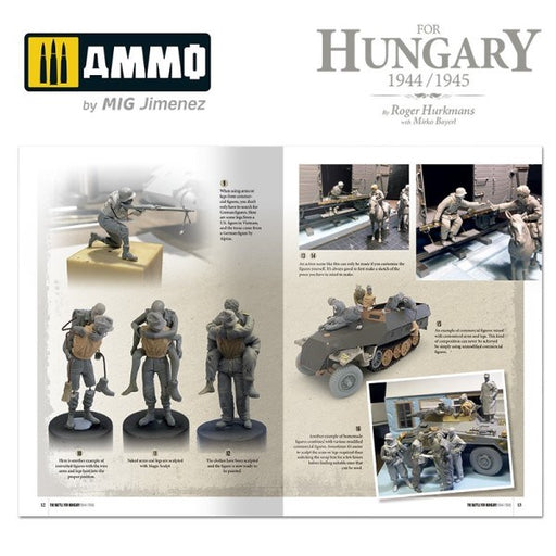 AMMO by Mig Jimenez A.MIG-6280 Book: The Battle for Hungary 1944/1945 (ENGLISH) (7882226303213)