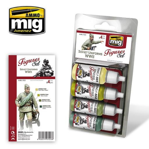 AMMO by Mig Jimenez A.MIG-7023 SOVIET UNIFORMS WWII (8170389635309)