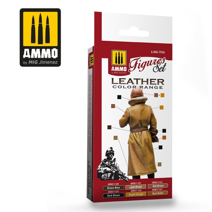 AMMO by Mig Jimenez A.MIG-7036 Leather figures set (6608899211313)