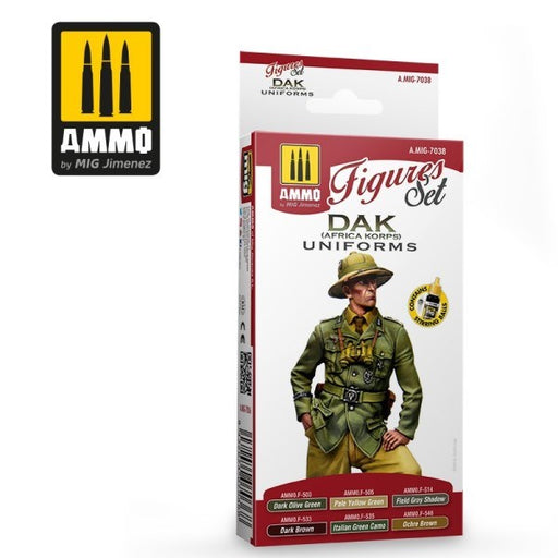 AMMO by Mig Jimenez A.MIG-7038 DAK UNIFORMS (AFRIKA KORPS) - FIGURES SET - Hobby City NZ