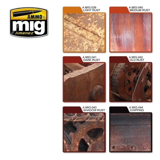 AMMO by Mig Jimenez A.MIG-7106 RUST EFFECTS COLORS (8170389799149)