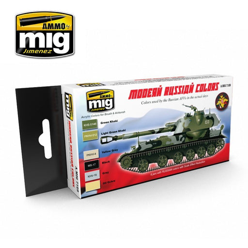 AMMO by Mig Jimenez A.MIG-7109 MODERN RUSSIAN CAMO COLORS (6661675417649)