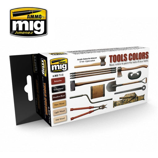 AMMO by Mig Jimenez A.MIG-7112 TOOL COLORS (8170389897453)