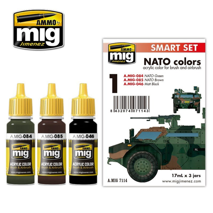 AMMO by Mig Jimenez A.MIG-7114 NATO COLORS (1885194027057)