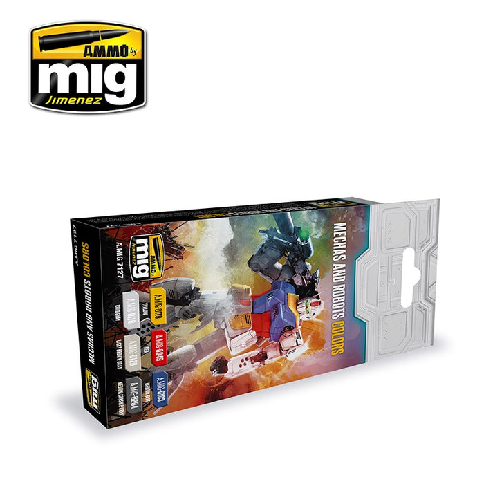 AMMO by Mig Jimenez A.MIG-7127 MECHAS AND ROBOTS COLORS - Hobby City NZ (8170390028525)