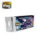 AMMO by Mig Jimenez A.MIG-7157 PURPLE MECHAS COLOR SET (1885197664305)