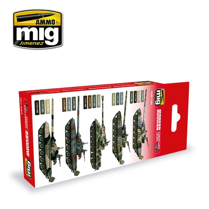 AMMO by Mig Jimenez A.MIG-7161 MODERN RUSSIAN CAMO COLORS VOL.2 (1885198221361)