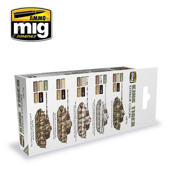 AMMO by Mig Jimenez A.MIG-7166 KING TIGER EXTERIOR COLOR (SPECIAL TAKOM EDITION) VOL.2 (8170390192365)