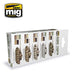 AMMO by Mig Jimenez A.MIG-7166 KING TIGER EXTERIOR COLOR (SPECIAL TAKOM EDITION) VOL.2 (8170390192365)