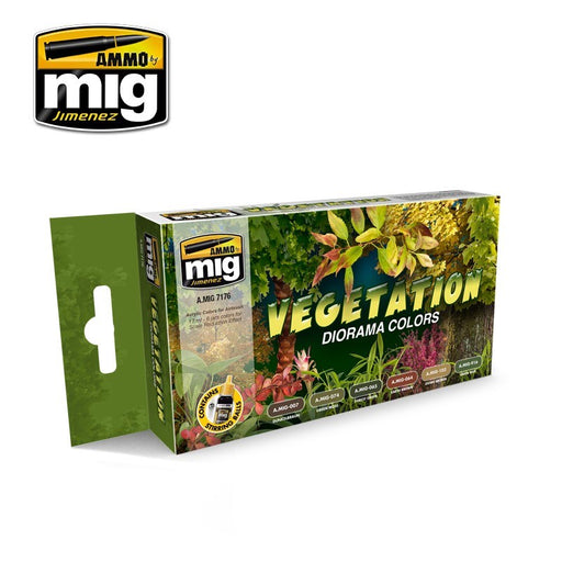 AMMO by Mig Jimenez A.MIG-7176 VEGETATION DIORAMA COLORS (1885199532081)