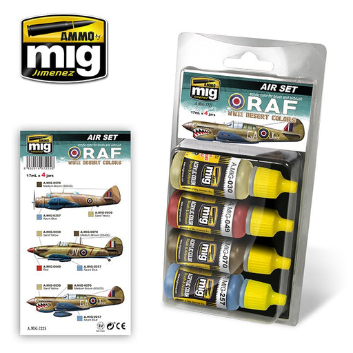 AMMO by Mig Jimenez A.MIG-7225 RAF WWII DESERT COLORS (6661679480881)