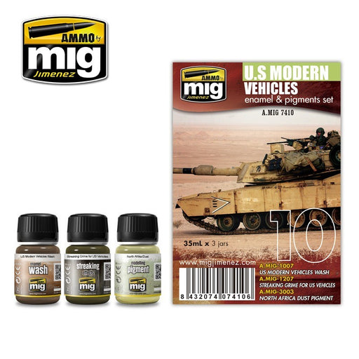 AMMO by Mig Jimenez A.MIG-7410 US MODERN VEHICLES SET - Hobby City NZ