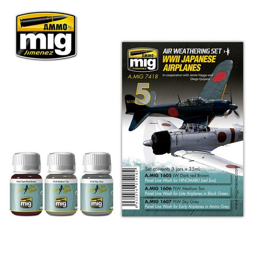 AMMO by Mig Jimenez A.MIG-7418 WW II JAPANESE AIRPLANES (7882806821101)