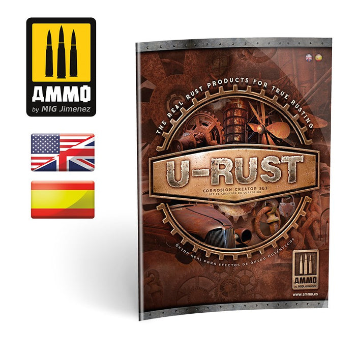 AMMO by Mig Jimenez A.MIG-7460 U-RUST Corrosion Creator Set (8170396156141)