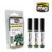 AMMO by Mig Jimenez A.MIG-7509 MECHAS GREEN TONES SET (1885207887921)