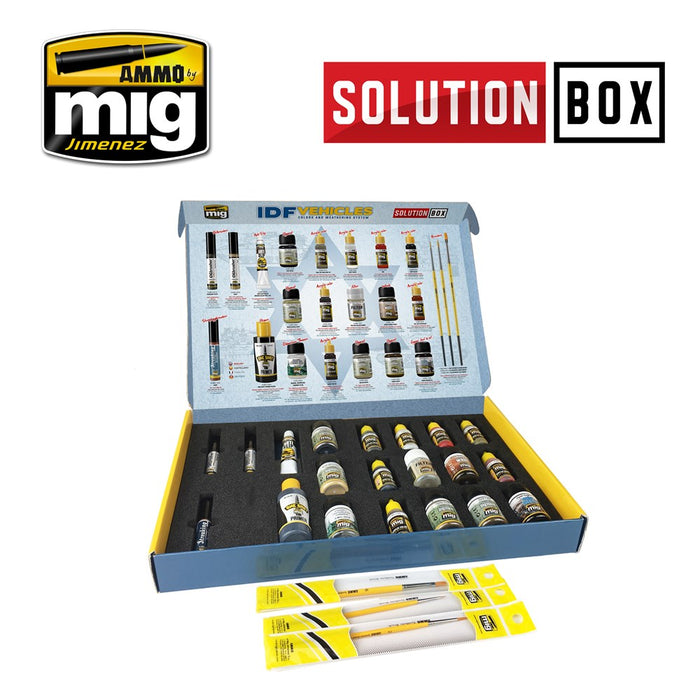 AMMO by Mig Jimenez A.MIG-7701 IDF VEHICLES SOLUTION BOX (8170394484973)