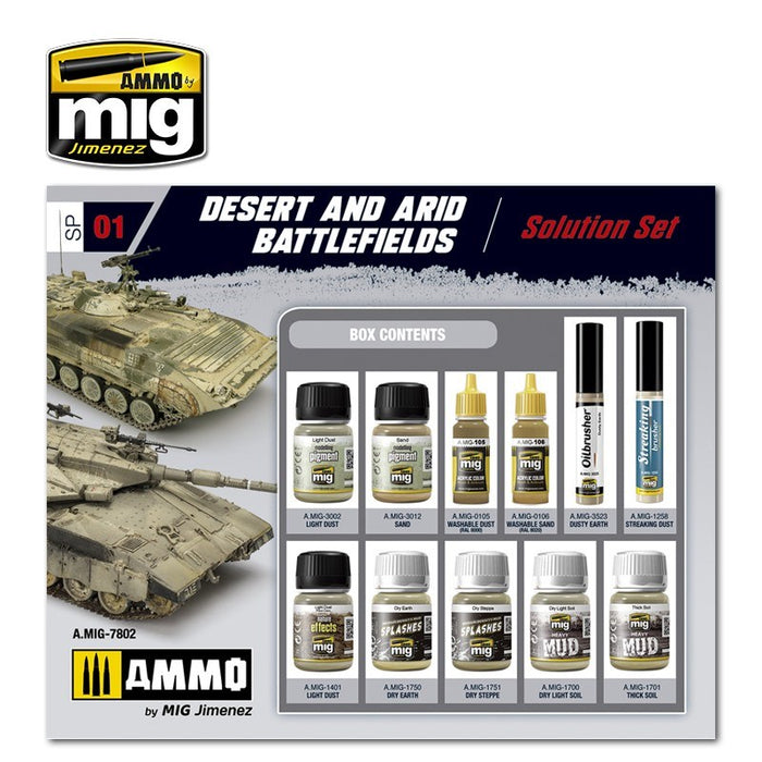 AMMO by Mig Jimenez A.MIG-7802  DESERT & ARID BATTLEFIELDS (8170394976493)