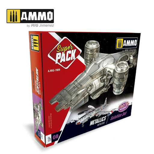 AMMO of Mig Jimenez A.MIG-7809 Metallics Super Pack (6548862337073)