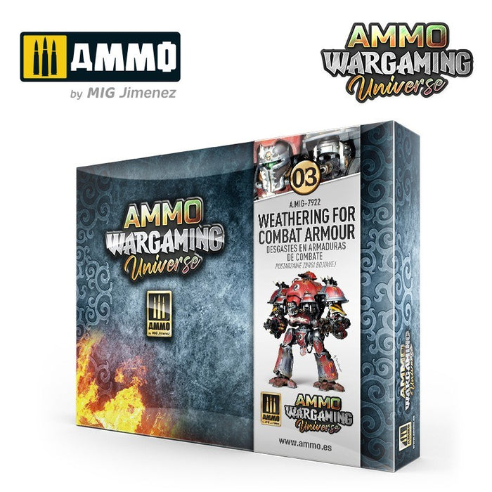 AMMO by Mig Jimenez A.MIG-7922 AMMO WARGAMING UNIVERSE #03 Weathering Combat Armour (8170400776429)