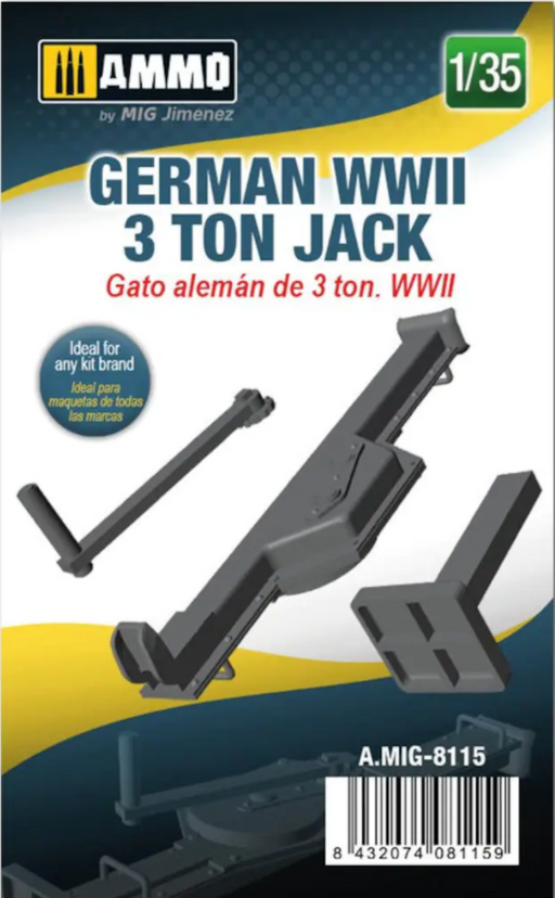 xAMMO by Mig Jimenez A.MIG-8115 1/35 German WWII 3 ton Jack (6560352174129)