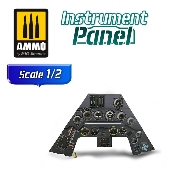 AMMO by Mig Jimenez A.MIG-8283 FOCKE WULF FW 190 A-3 - 1/2 SCALE INSTRUMENT PANEL (7674451984621)