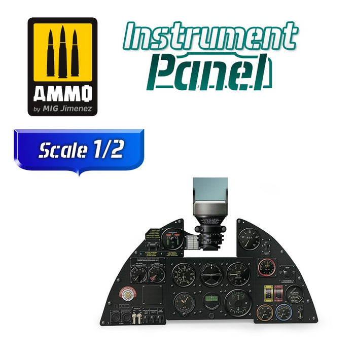 AMMO by Mig Jimenez A.MIG-8285 HAWKER HURRICANE MK I - 1/2 SCALE INSTRUMENT PANEL (8170397368557)