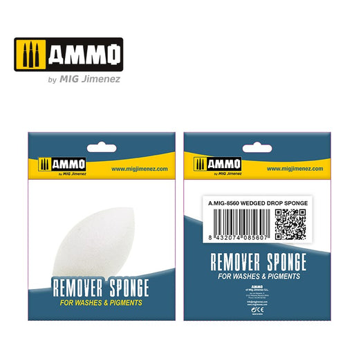 AMMO by Mig Jimenez A.MIG-8560 Wedged Drop Sponge 1 pc. - Hobby City NZ (8170402283757)