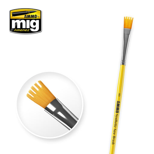 AMMO by Mig Jimenez A.MIG-8585 8 SYNTETIC SAW BRUSH (8170392846573)