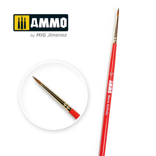 AMMO by Mig Jimenez A.MIG-8713 SIZE 1.7 AMMO MARTA KOLINSKY BRUSH (8170397794541)